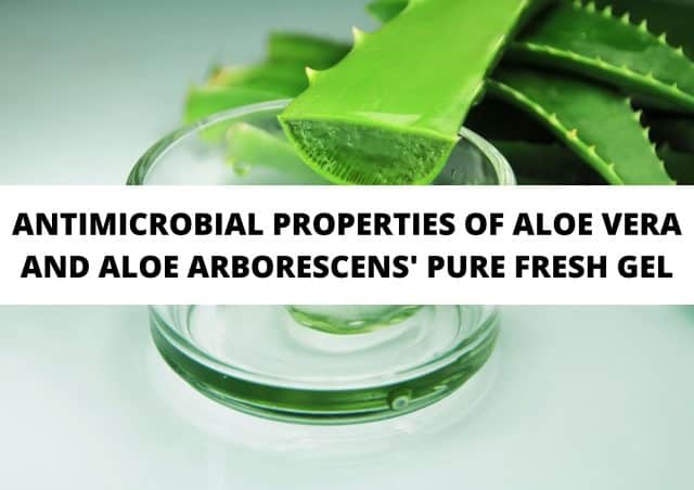 aloe antimicrobial properties